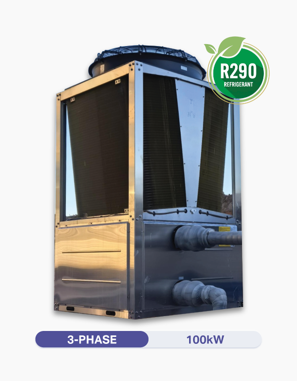 27kW - 120kW | 3-Phase | R32 | 60°C | ASHP | CE-iH120+3PH