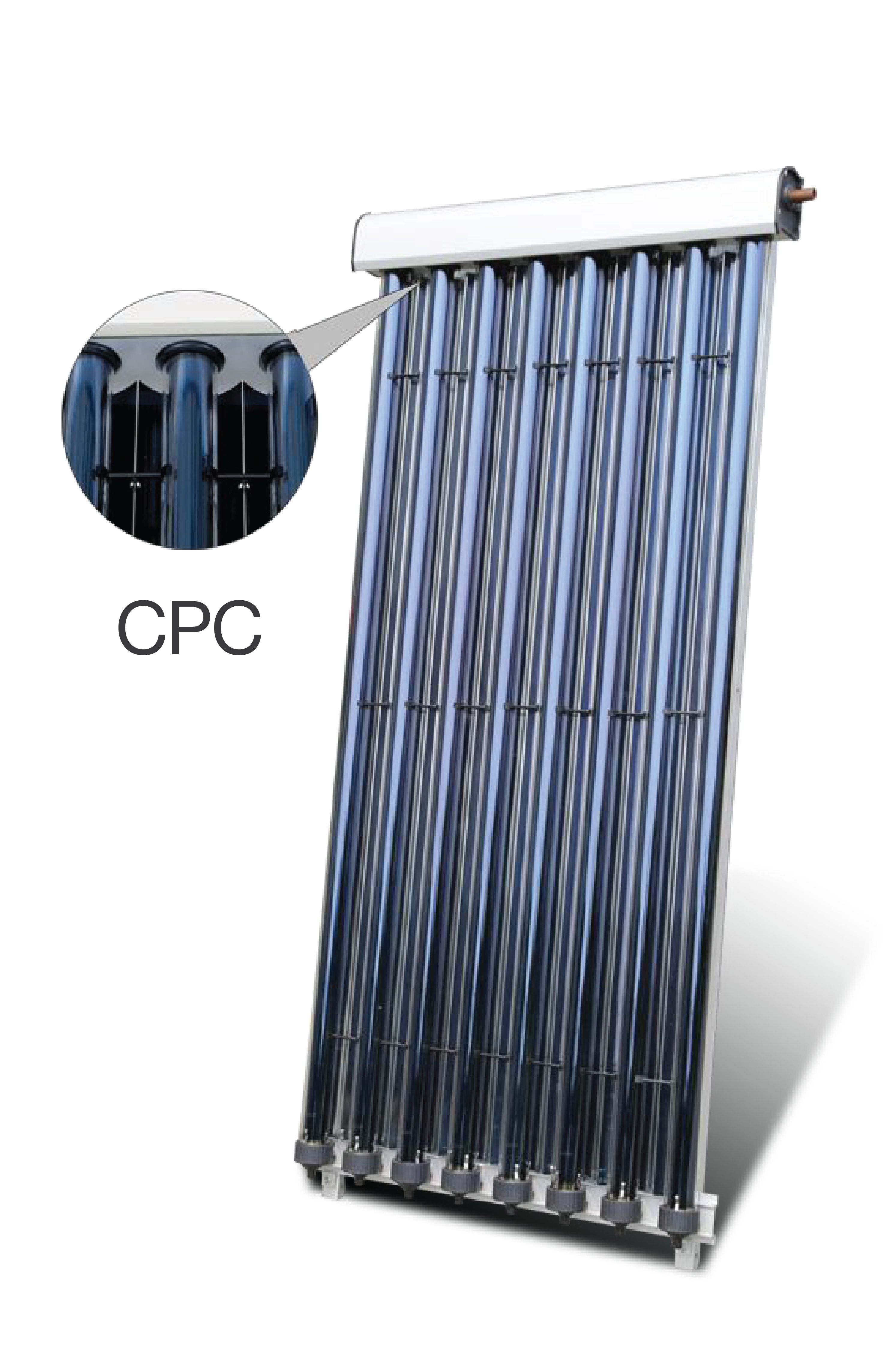 Cool Energy 10 Tube CPC Solar Thermal Kit CE-STXKIT10