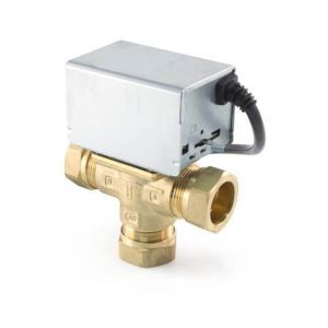 ZVM28 Motorised Mid-position Valve - 3 Port 28mm - Water Underfloor Heating - Snug Underfloor Heating