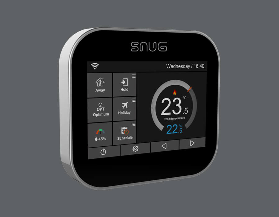 Snug Touch Screen 2 Channel Controller - Underfloor Heating - Snug Underfloor Heating