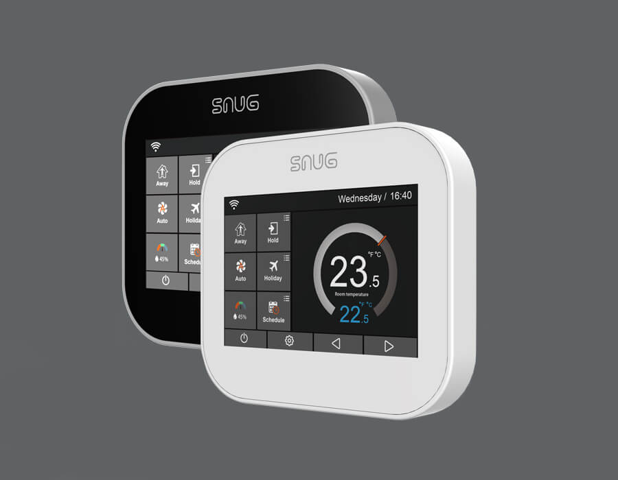 Snug Touch Screen 2 Channel Controller - Underfloor Heating - Snug Underfloor Heating