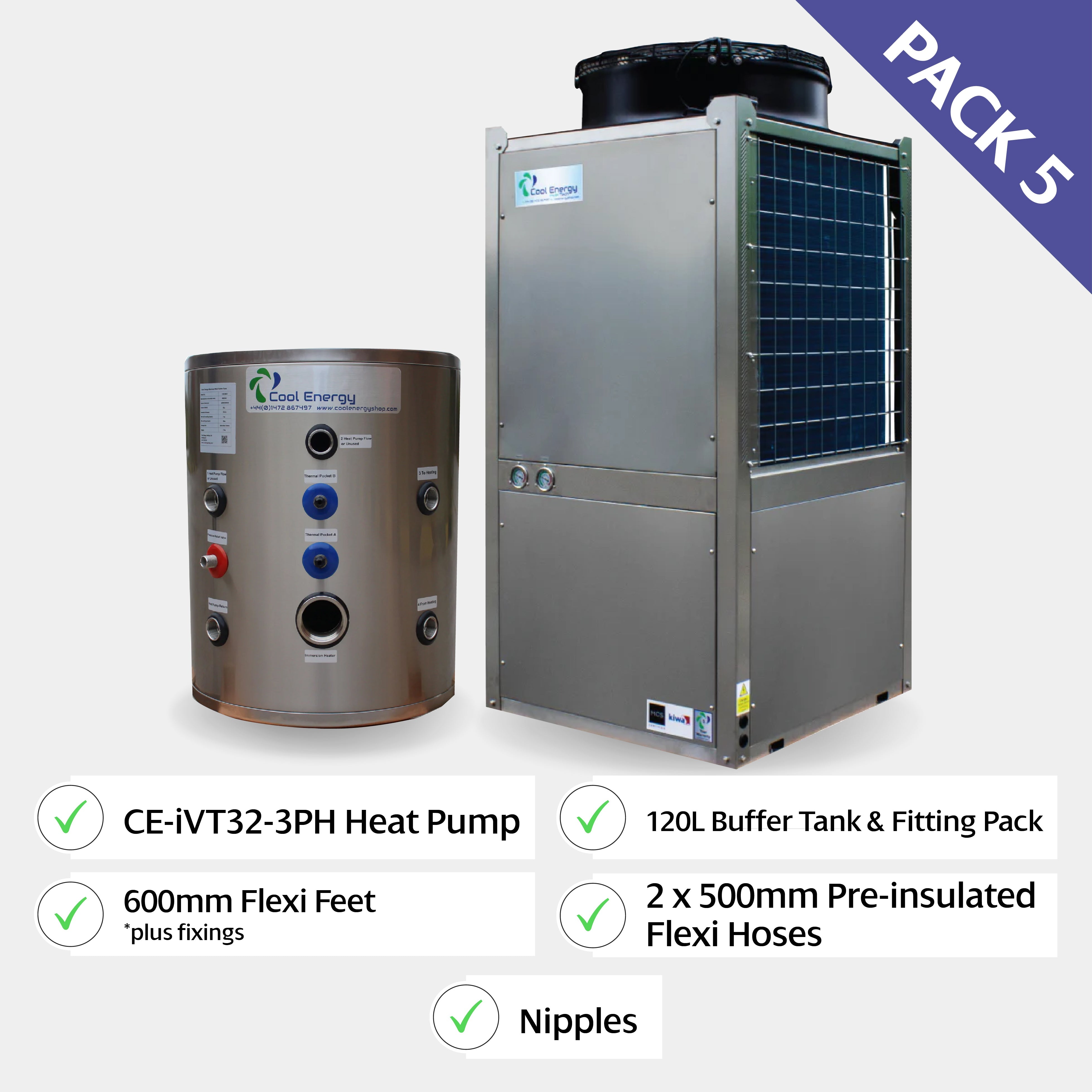 Cool Energy inverTech Heat Pump Package (Pack 5) - Heat Pump Packages - Cool Energy Shop