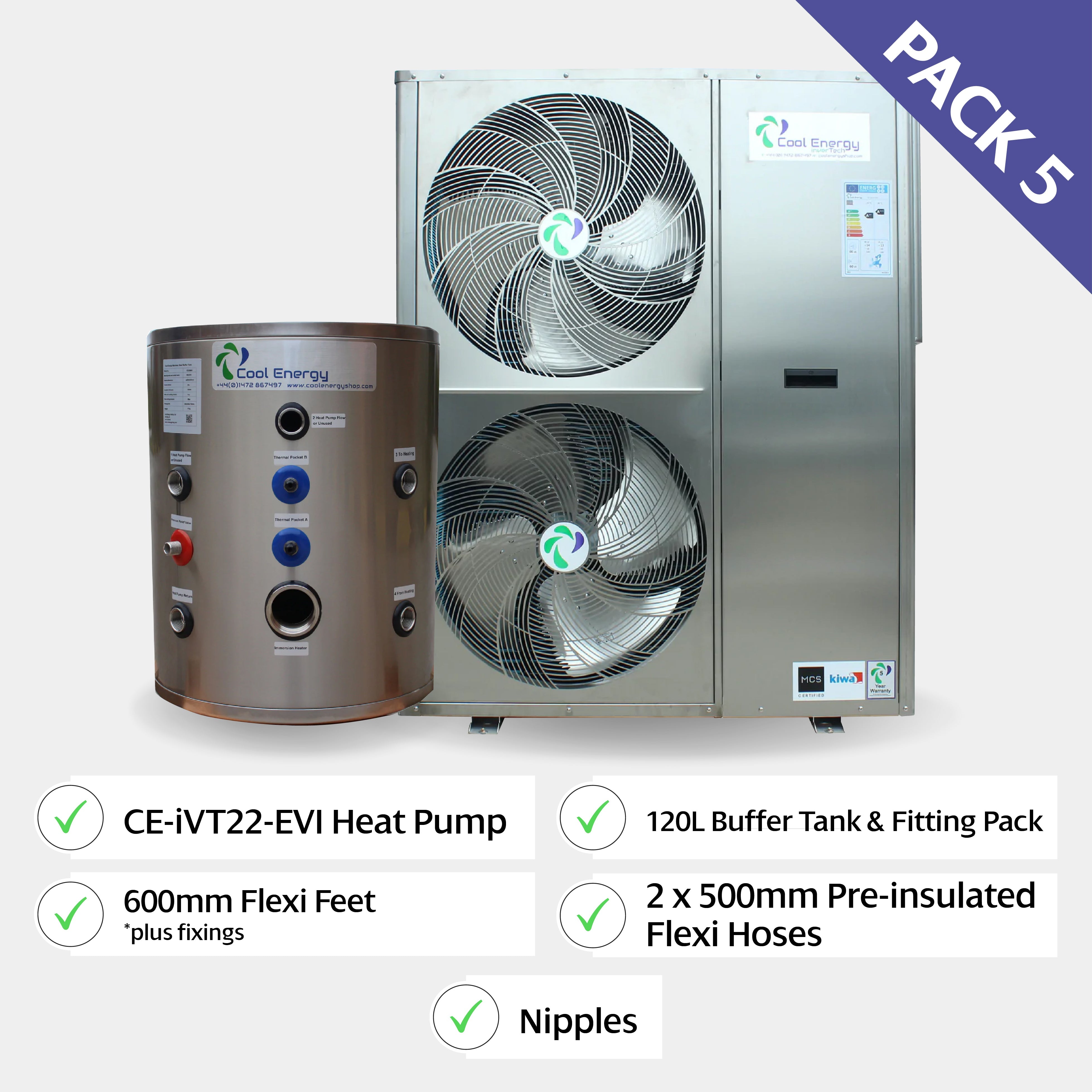 Cool Energy inverTech Heat Pump Package (Pack 5) - Heat Pump Packages - Cool Energy Shop