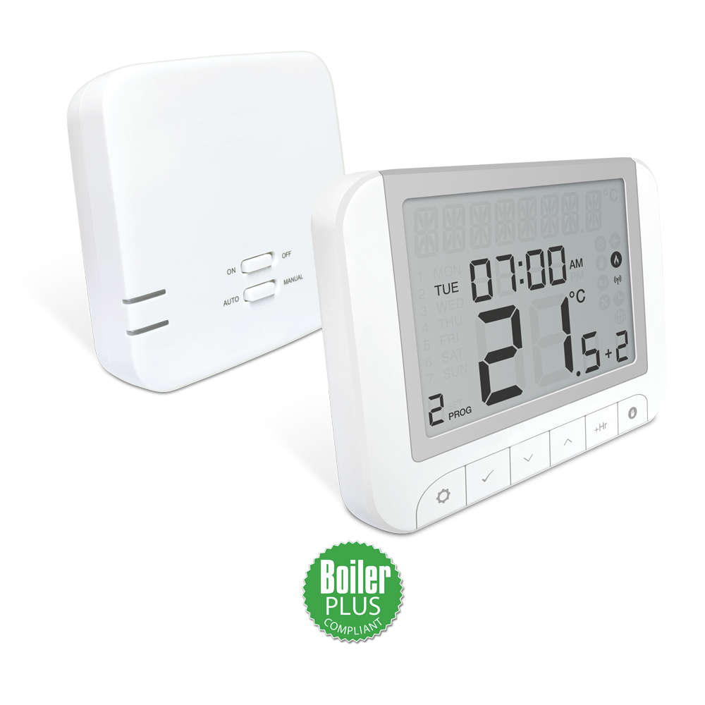 Salus Digital Programmable Wireless Room Thermostat Boiler CE-RT520R