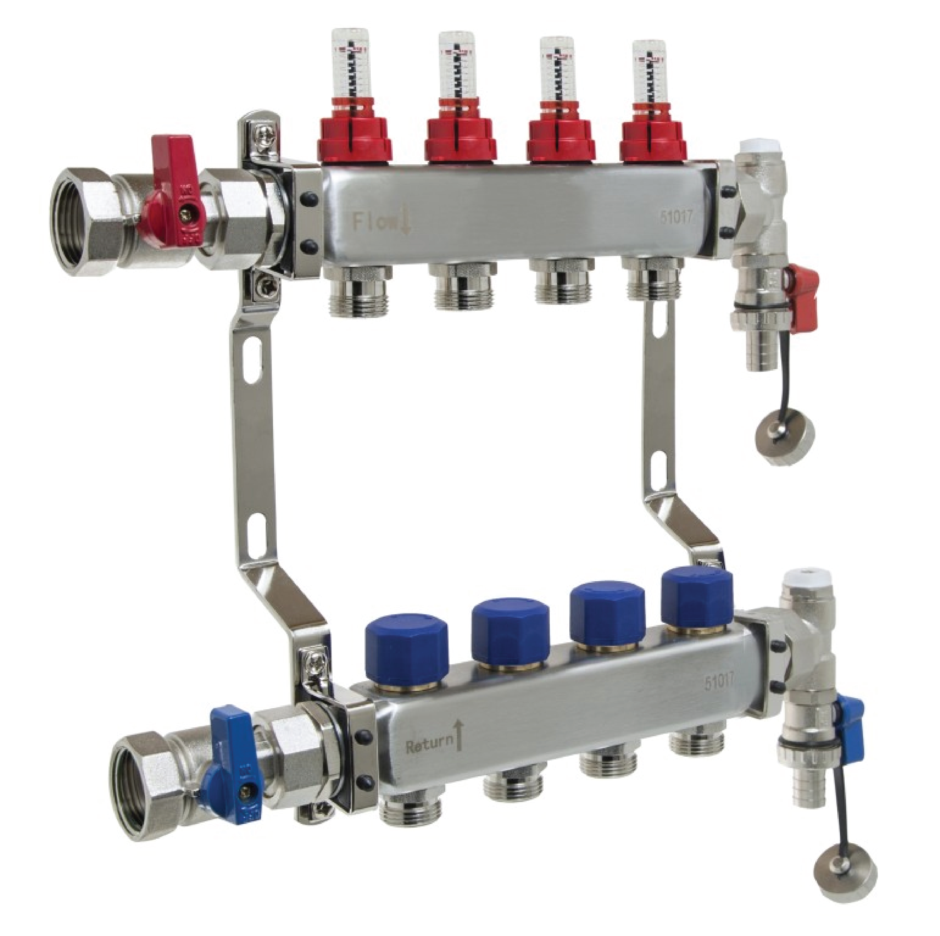 Snug Lite - Manifolds - 2 to 12 Port Options - Underfloor Heating - Snug Underfloor Heating