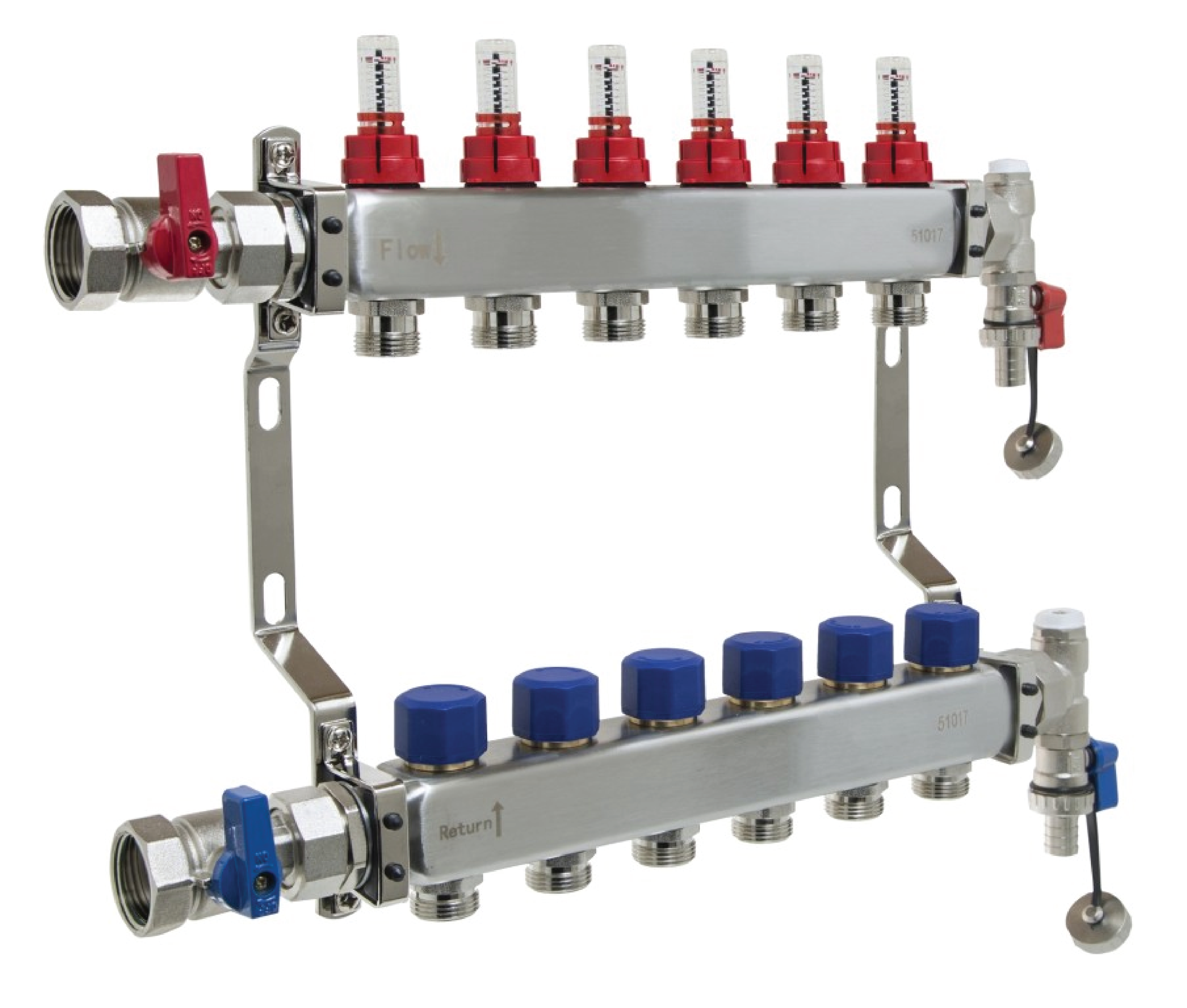 Snug Lite - Manifolds - 2 to 12 Port Options - Underfloor Heating - Snug Underfloor Heating