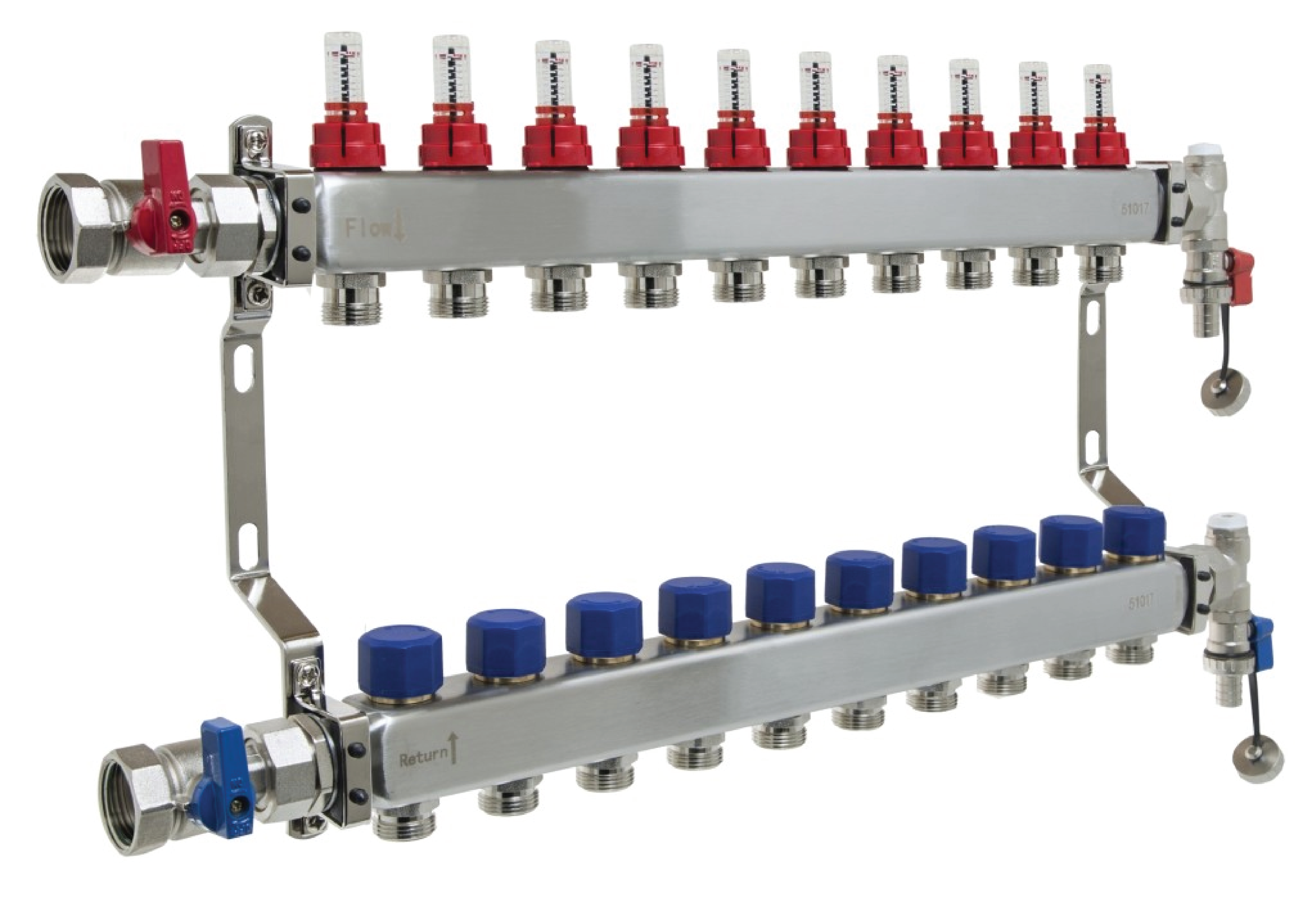 Snug Lite - Manifolds - 2 to 12 Port Options - Underfloor Heating - Snug Underfloor Heating