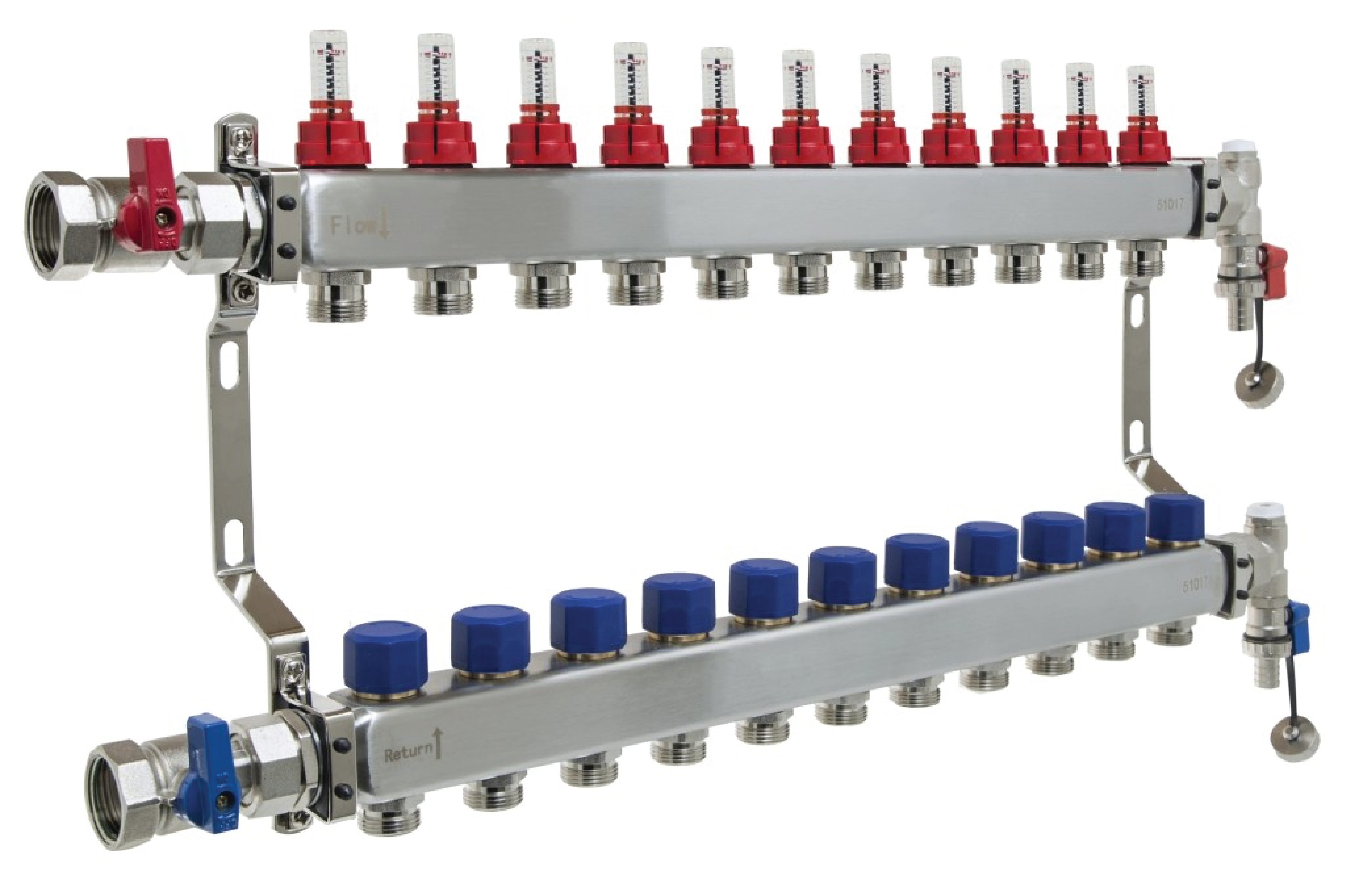 Snug Lite - Manifolds - 2 to 12 Port Options - Underfloor Heating - Snug Underfloor Heating
