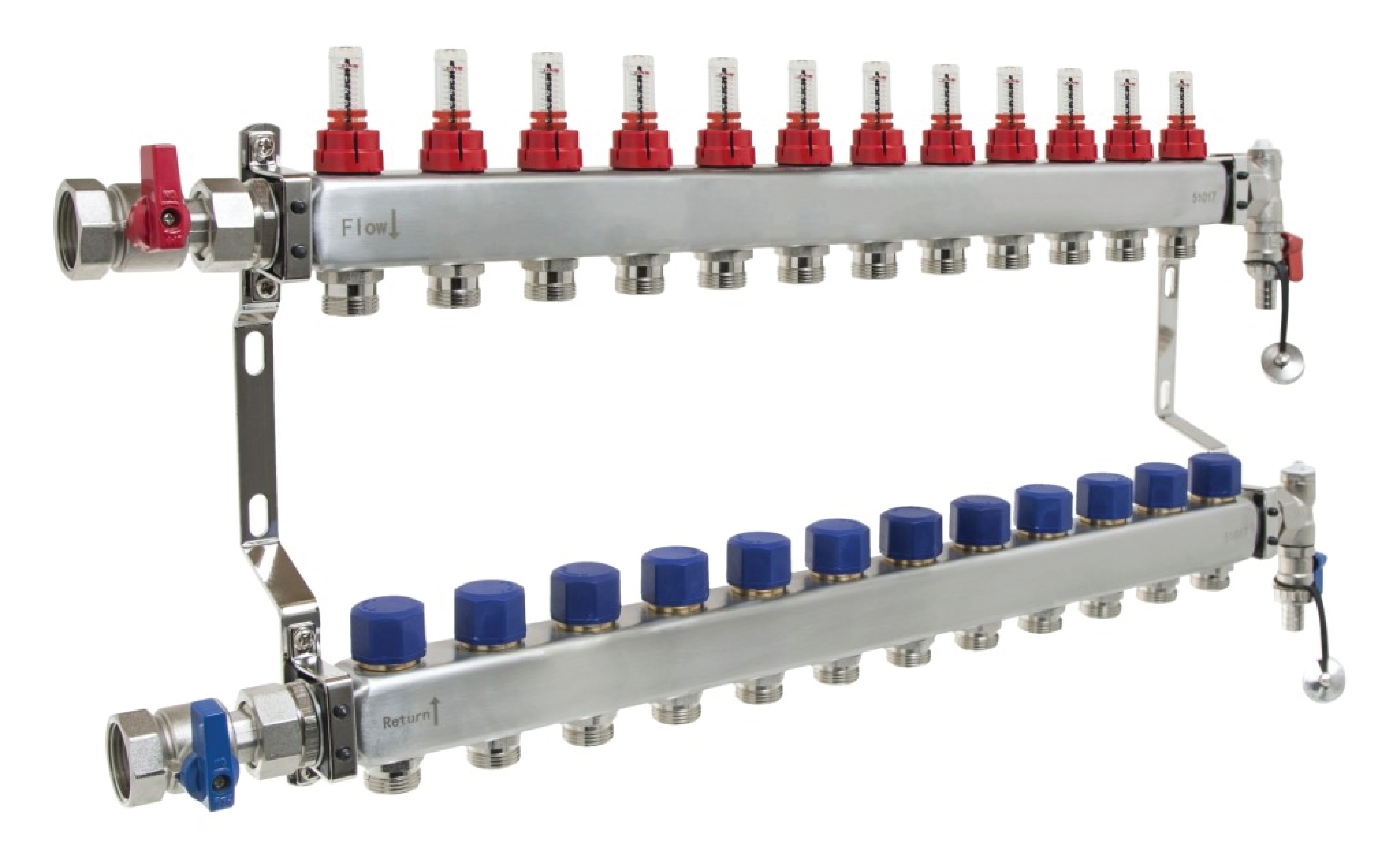 Snug Lite - Manifolds - 2 to 12 Port Options - Underfloor Heating - Snug Underfloor Heating