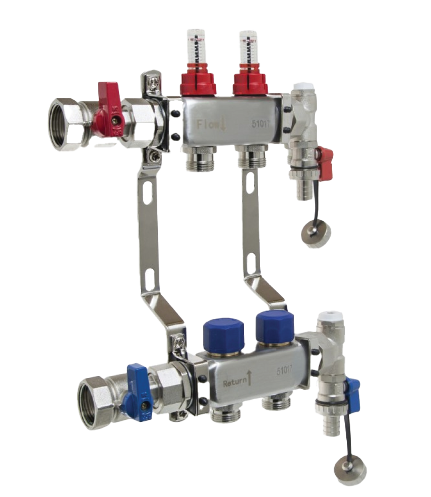 Snug Lite - Manifolds - 2 to 12 Port Options - Underfloor Heating - Snug Underfloor Heating