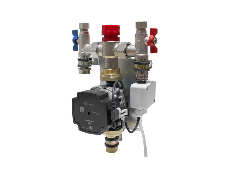 Single Room Manifold with WILO Pump for Underfloor Heating CE-LITE-MANSR - Snug Underfloor Heating