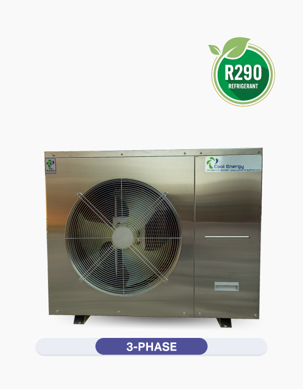 3.58kW - 12kW | 3-Phase | R290 | 75°C | ASHP | CE-iH12+3PH