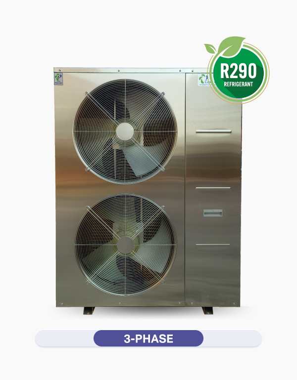 7.2kW - 32kW | 3-Phase | R290 | 75°C | ASHP | CE-iH32+3PH