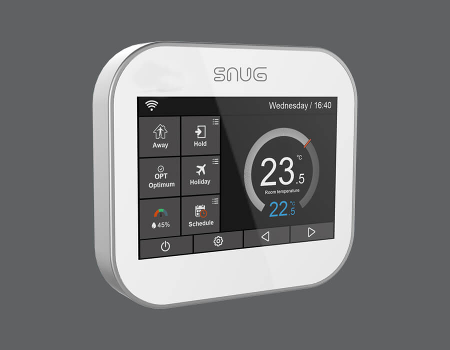 Snug Touch Screen 2 Channel Controller - Underfloor Heating - Snug Underfloor Heating