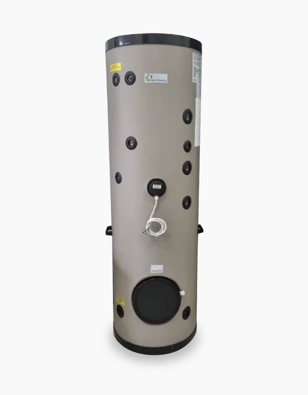 Cool Energy 200L Indirect Unvented Heat Pump / Solar Cylinder CE-INOX200DC - Buffer Tanks & Hot Water Cylinders - Cool Energy Shop