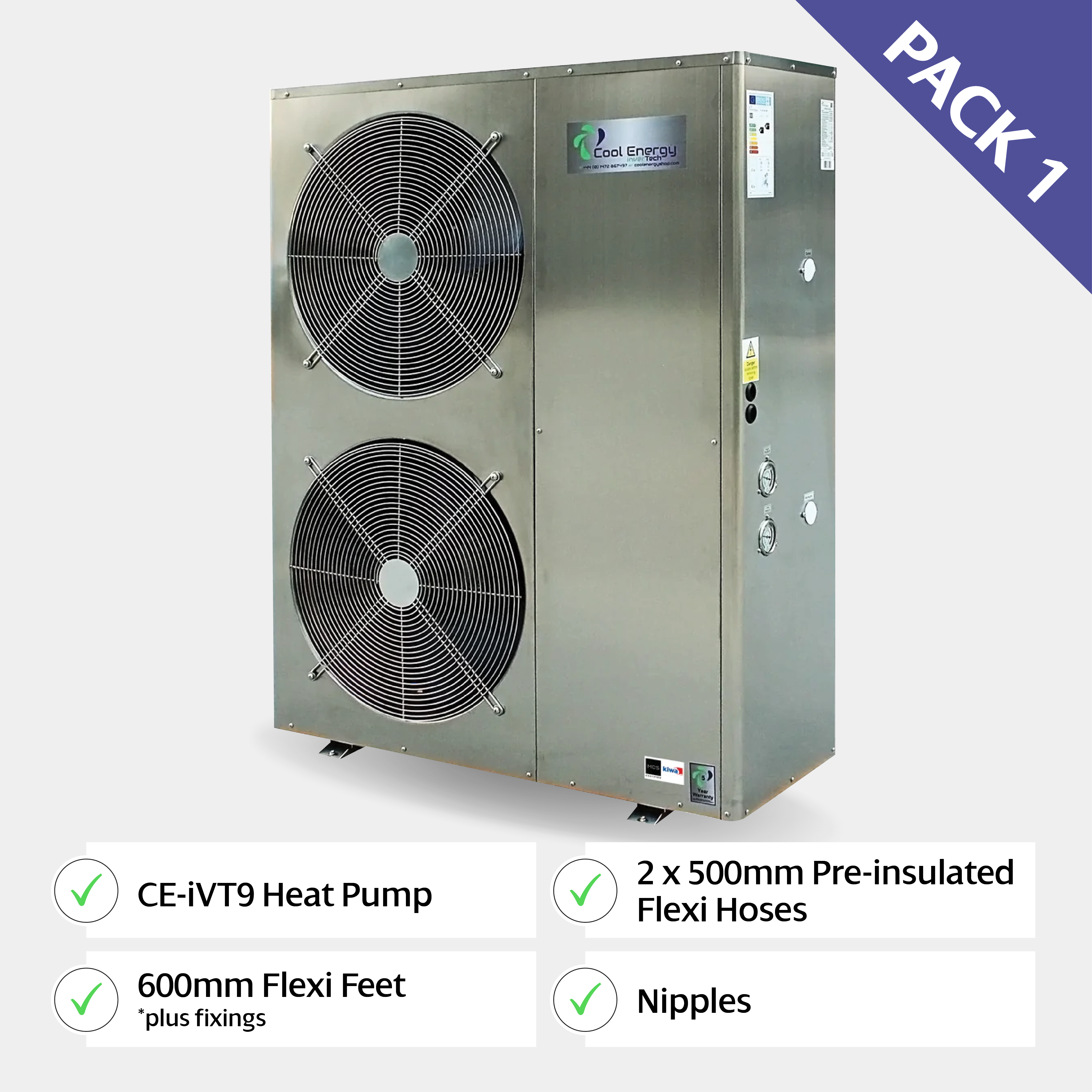 Cool Energy inverTech Heat Pump Package (Pack 1)- Heat Pump Packages -Cool Energy Shop