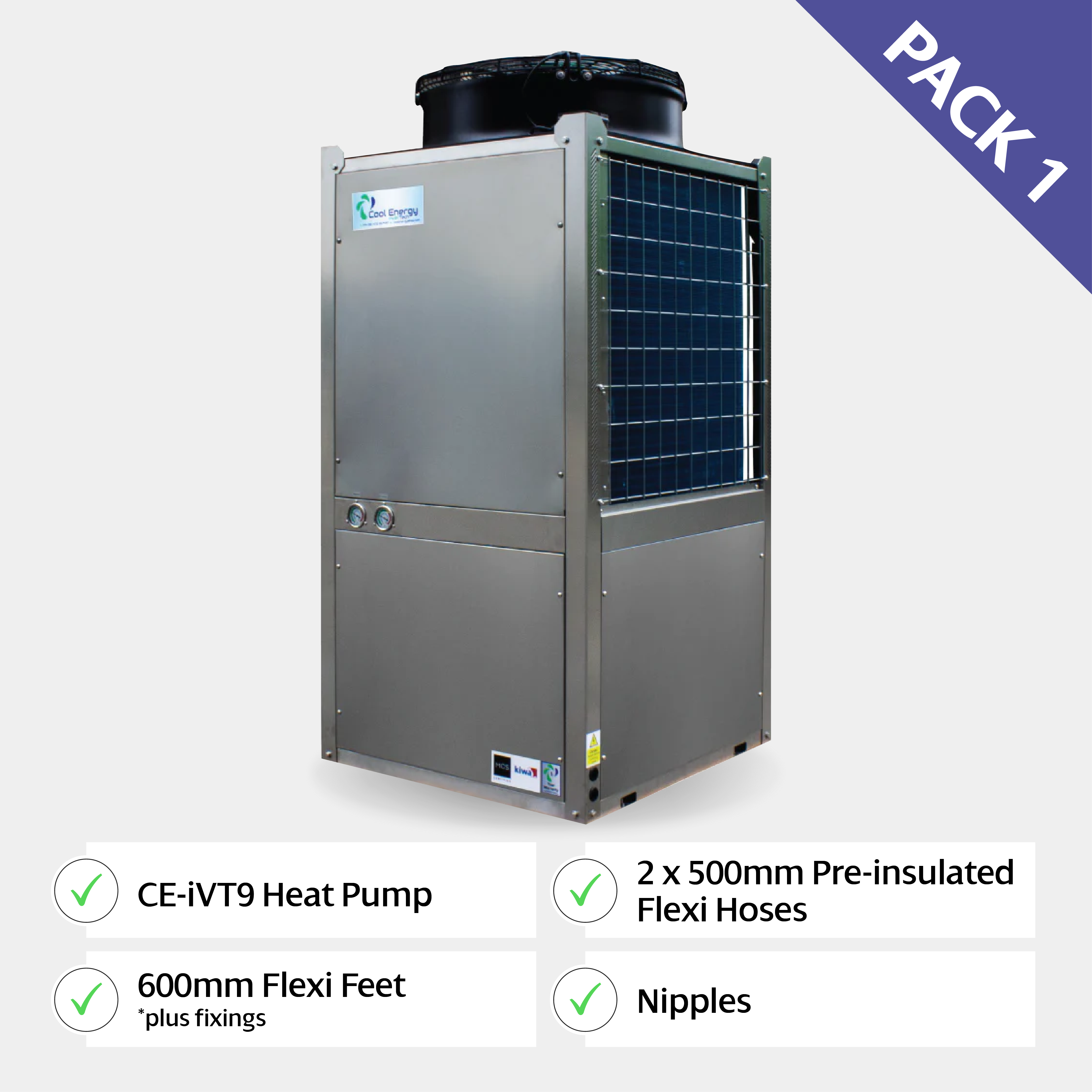 Cool Energy inverTech Heat Pump Package (Pack 1) - Heat Pump Packages -Cool Energy Shop