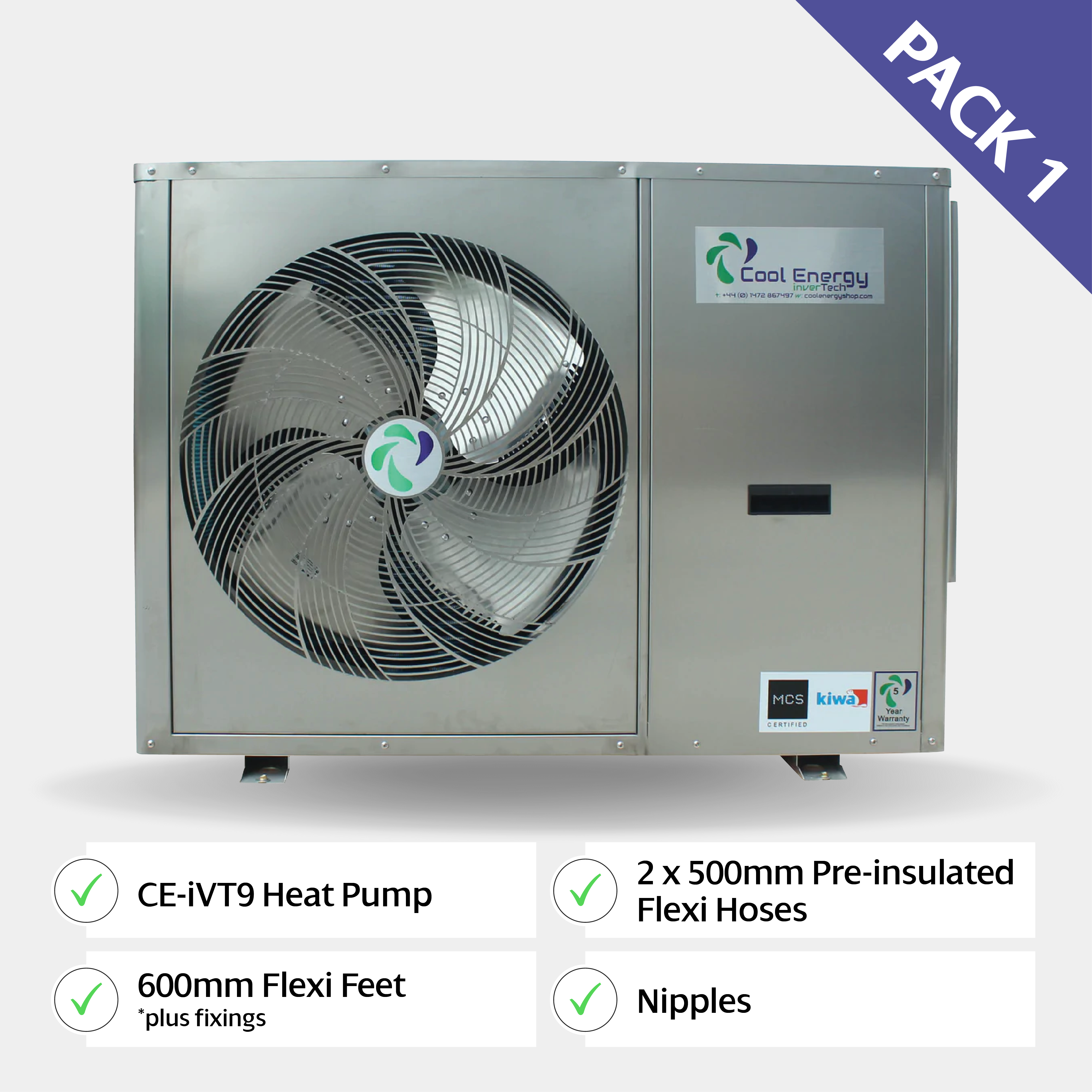 Cool Energy inverTech Heat Pump Package (Pack 1)- Heat Pump Packages -Cool Energy Shop