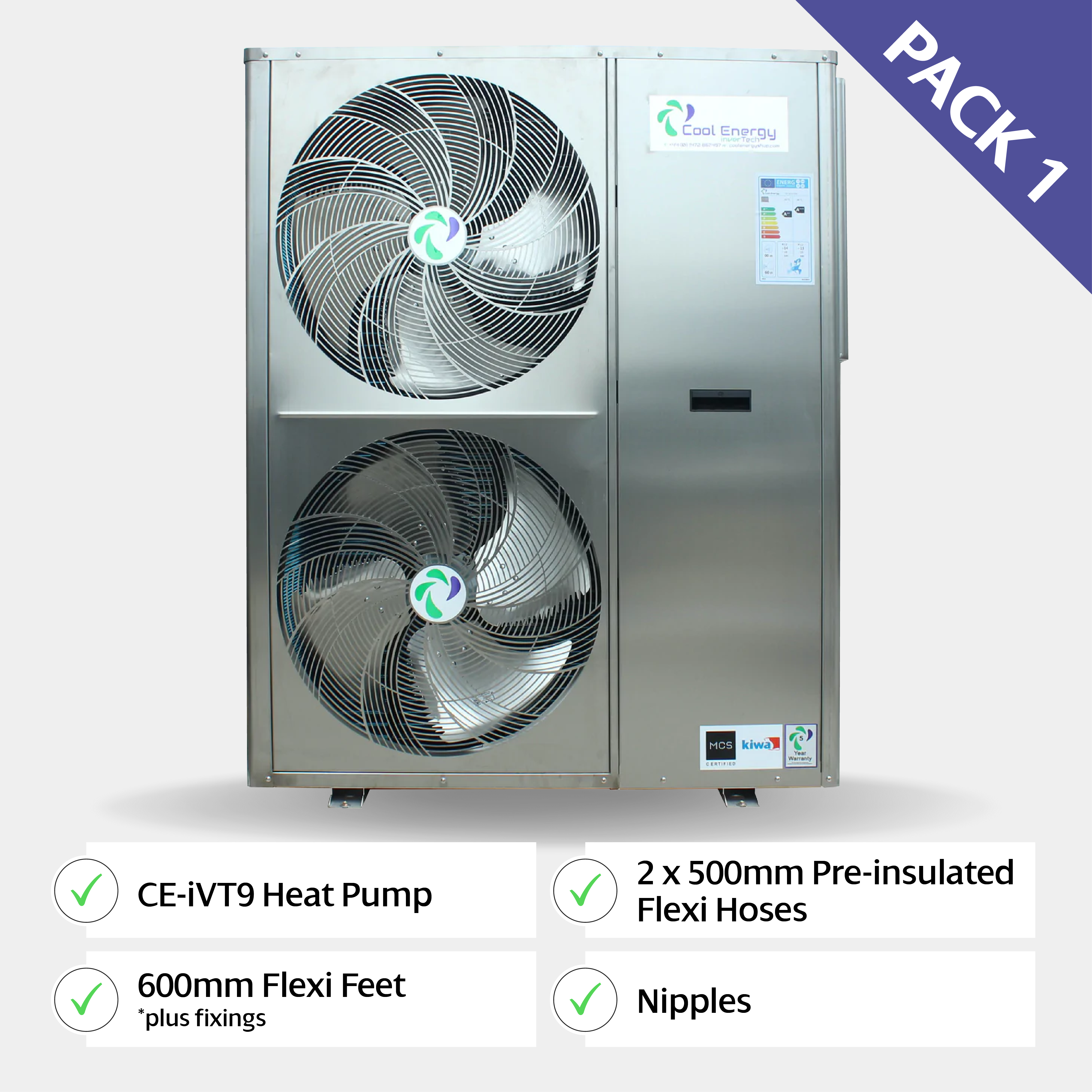 Cool Energy inverTech Heat Pump Package (Pack 1)- Heat Pump Packages -Cool Energy Shop