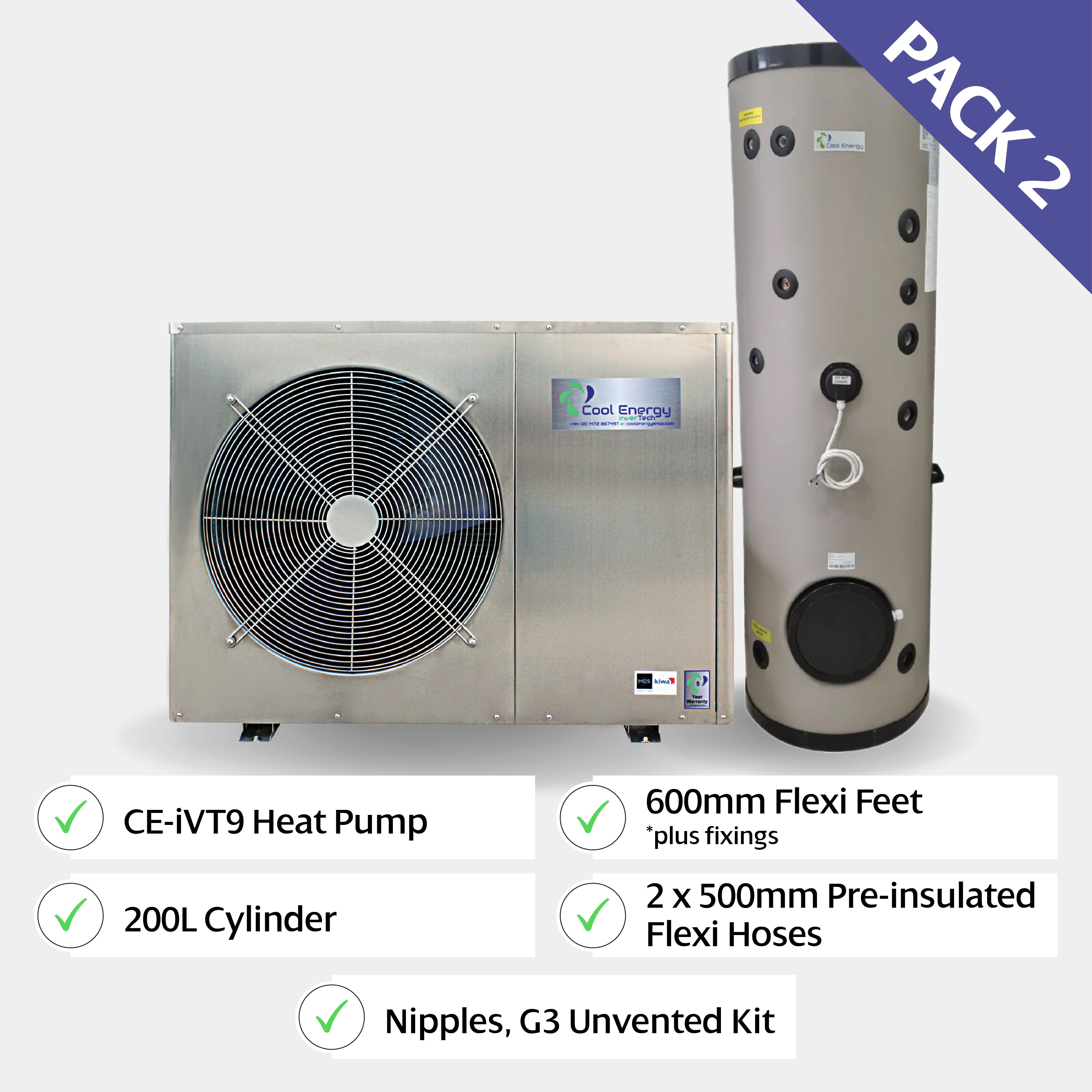 Cool Energy inverTech Heat Pump Package (Pack 2)- Heat Pump Packages - Cool Energy Shop