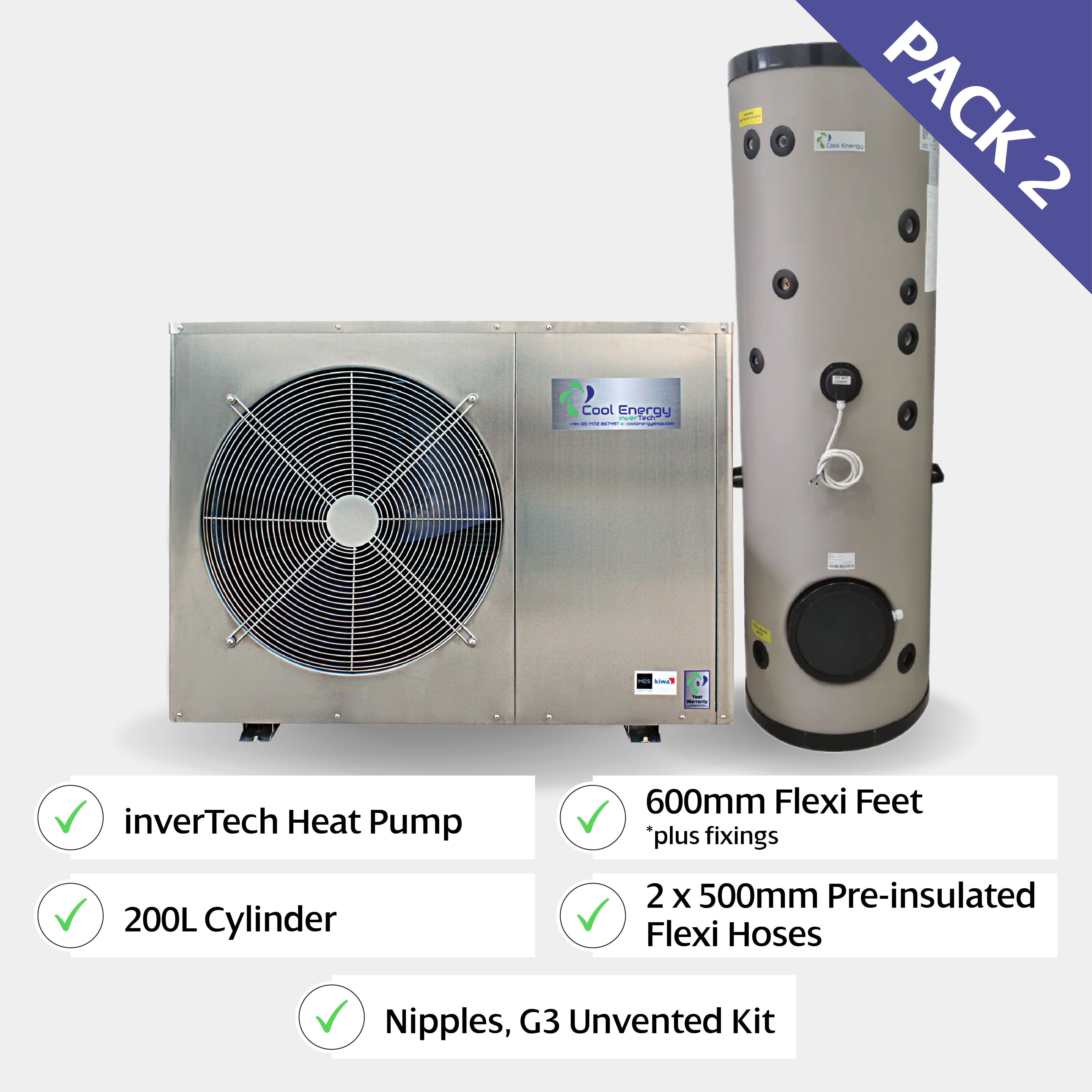 Cool Energy inverTech Heat Pump Package (Pack 2) - Heat Pump Packages -Cool Energy Shop