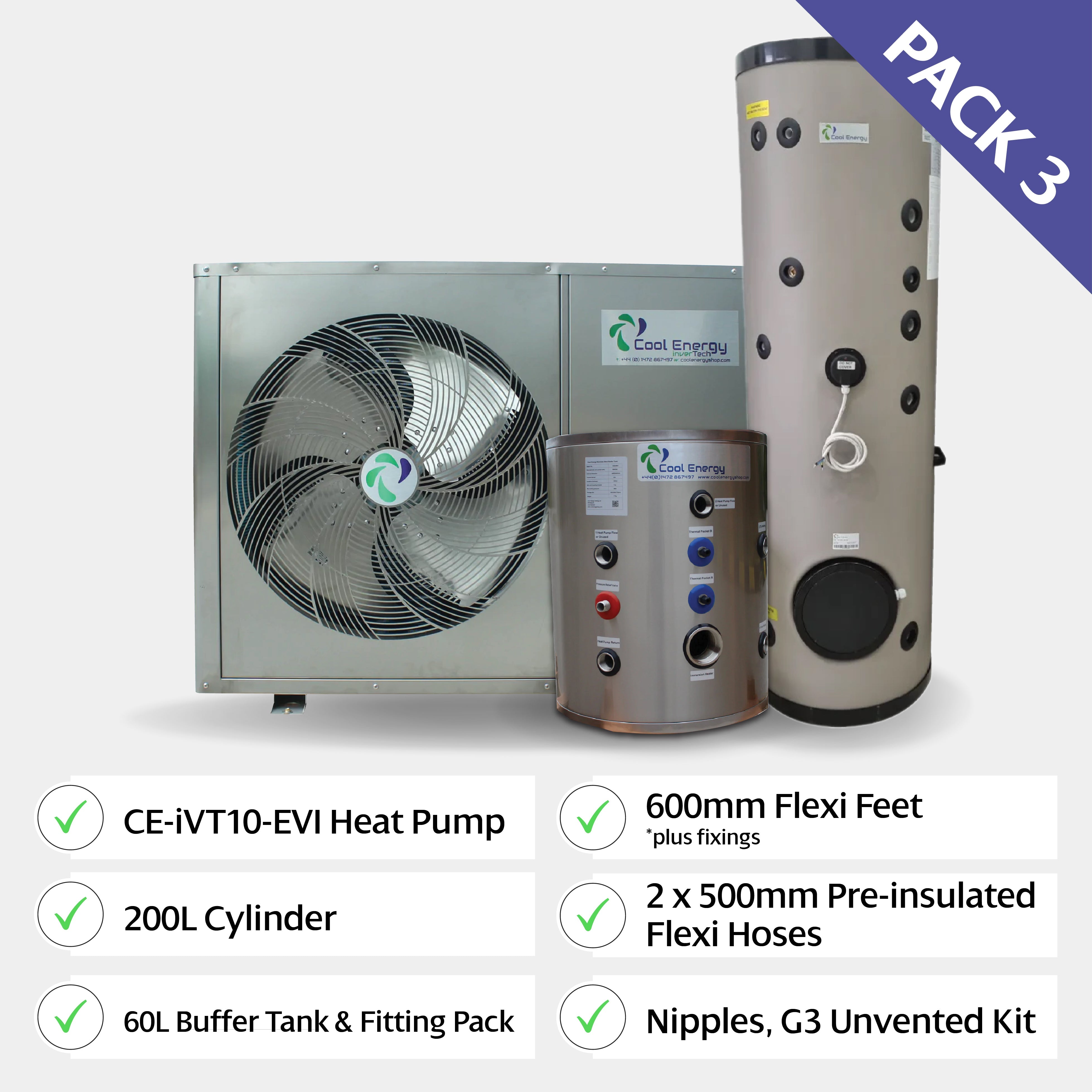 Cool Energy inverTech Heat Pump Package (Pack 3) - Heat Pump Packages - Cool Energy Shop