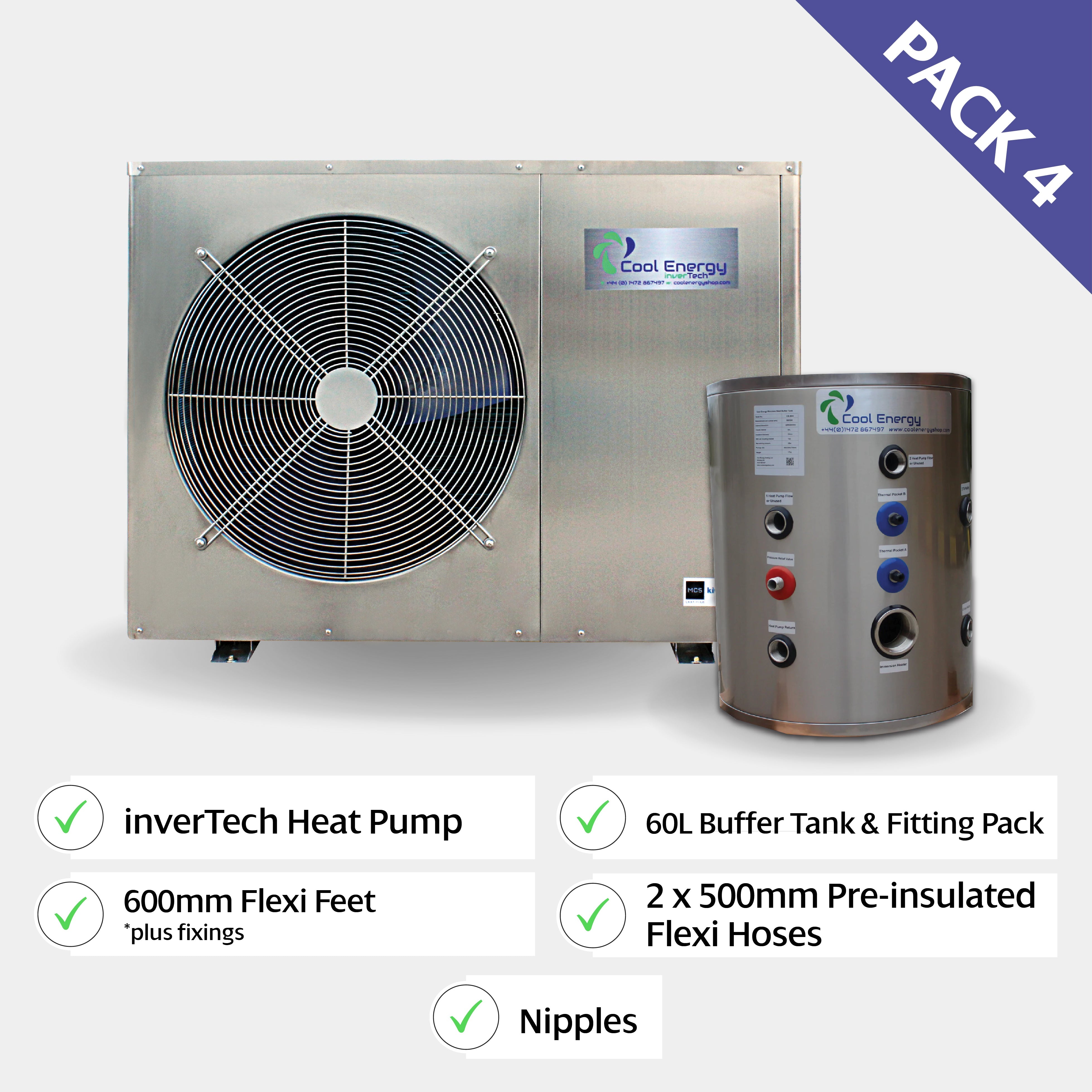 Cool Energy inverTech Heat Pump Package (Pack 4) - Heat Pump Packages - Cool Energy Shop