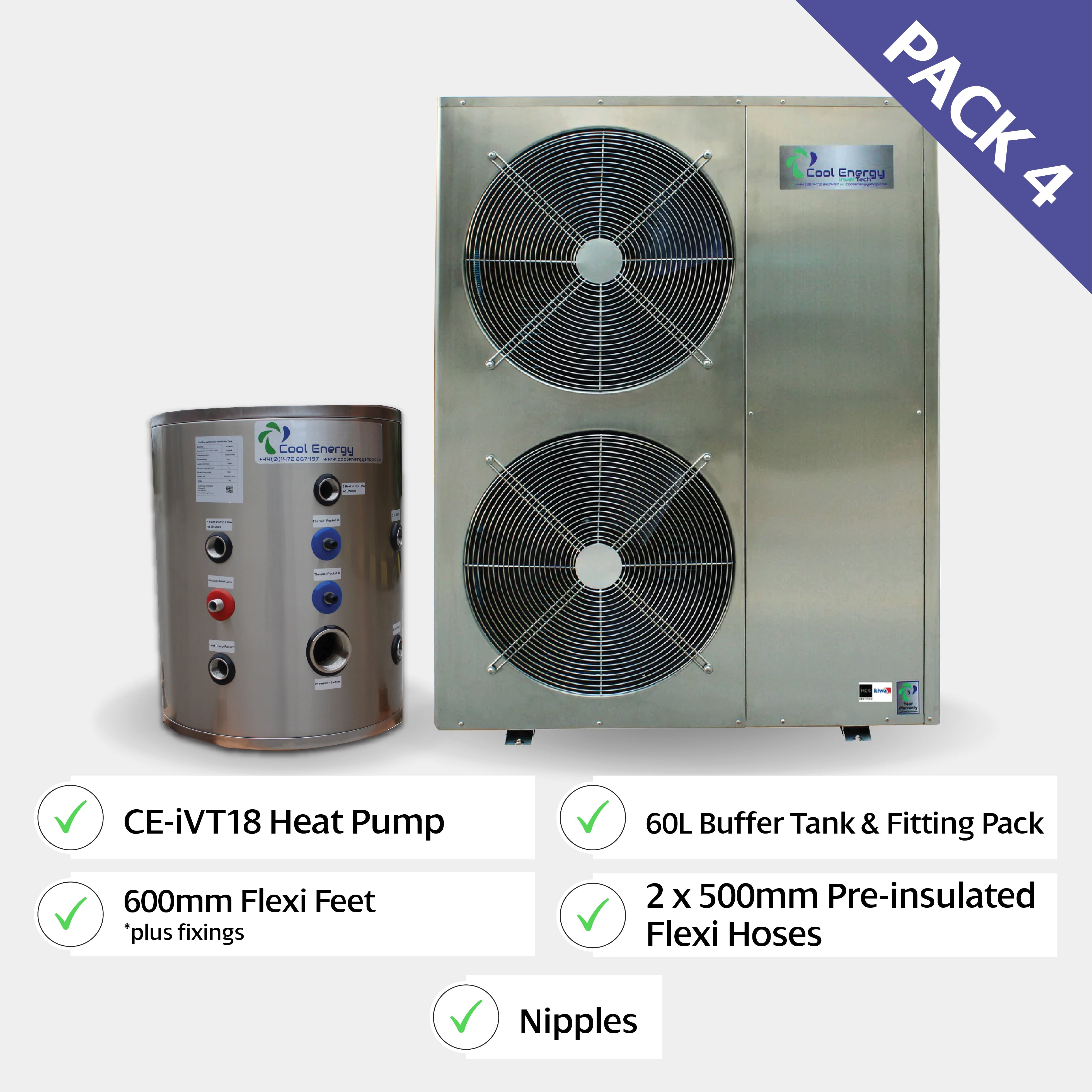 Cool Energy inverTech Heat Pump Package (Pack 4) - Heat Pump Packages - Cool Energy Shop