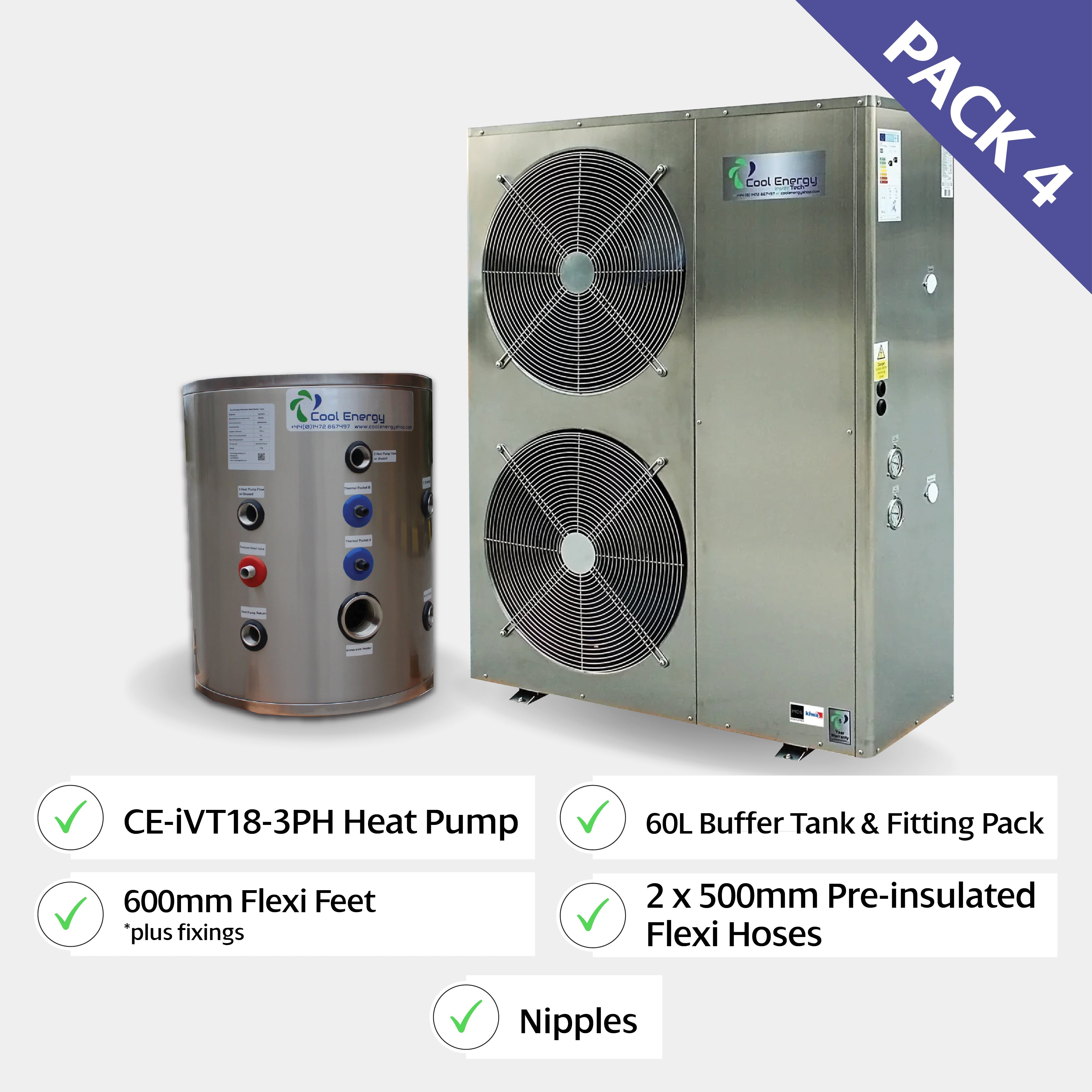 Cool Energy inverTech Heat Pump Package (Pack 4) - Heat Pump Packages - Cool Energy Shop