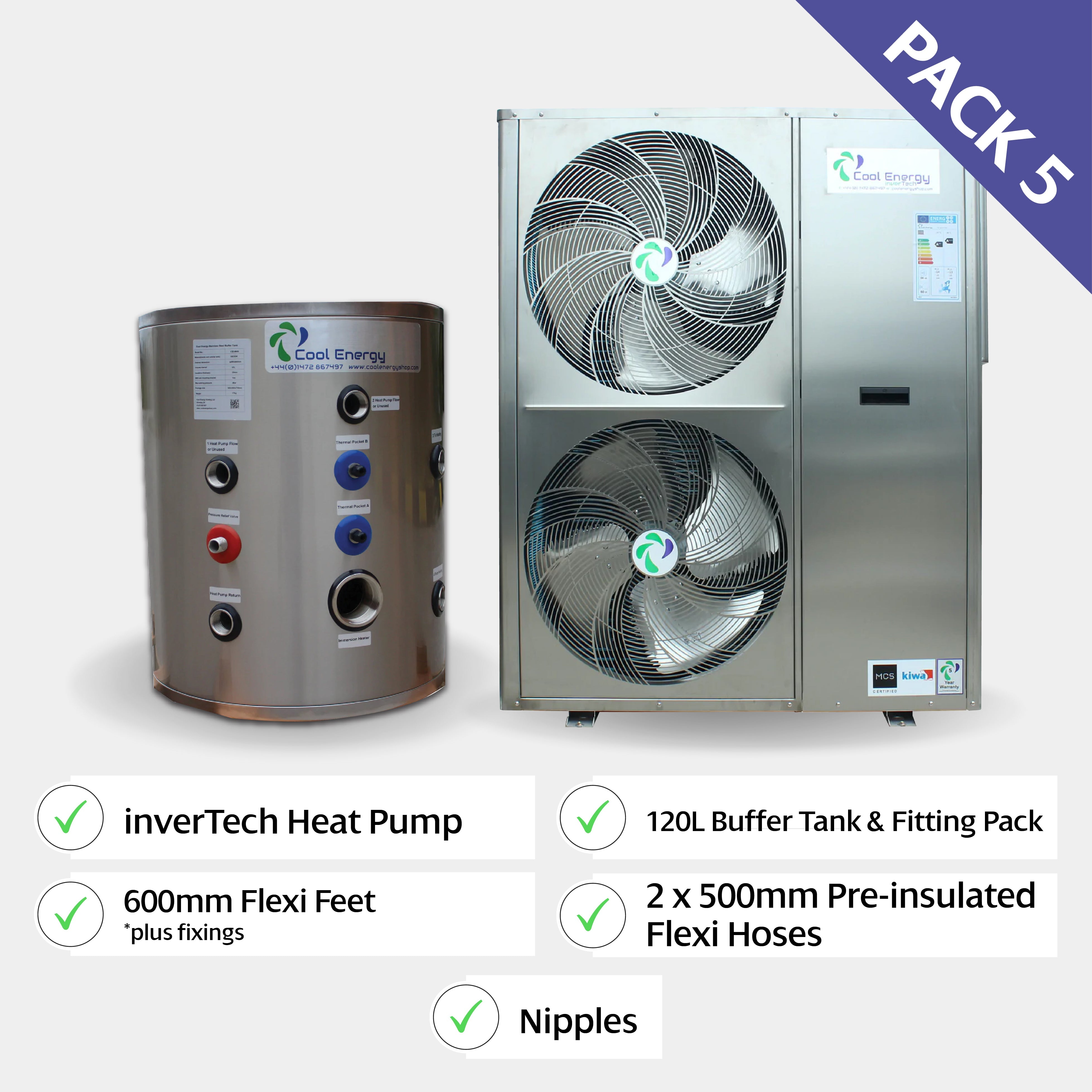 Cool Energy inverTech Heat Pump Package (Pack 5) - Heat Pump Packages - Cool Energy Shop