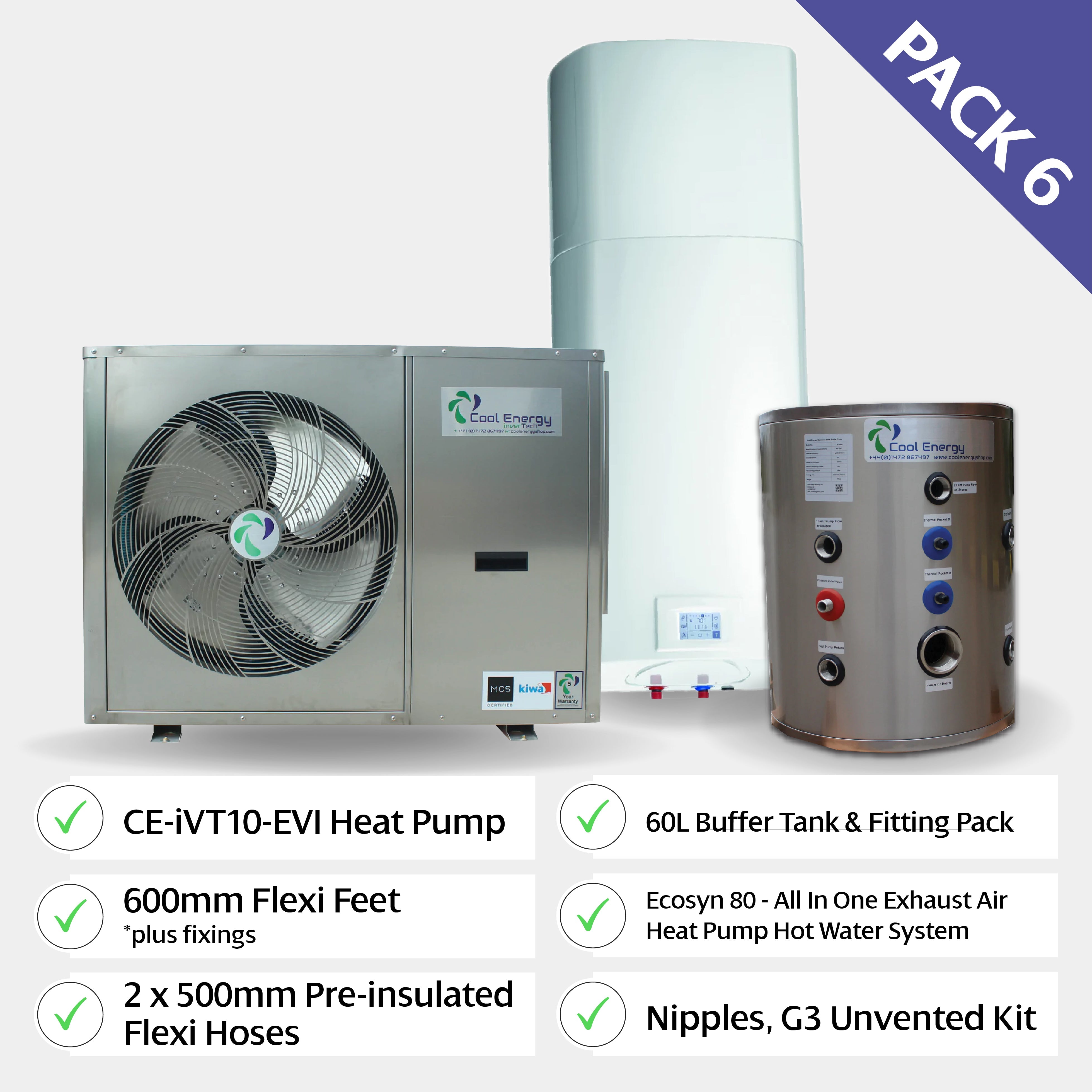 Cool Energy inverTech Heat Pump Package (Pack 6) - Heat Pump Packages - Cool Energy Shop
