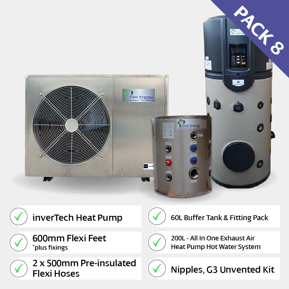 Cool Energy inverTech Heat Pump Package (Pack 8) - Heat Pump Packages - Cool Energy Shop