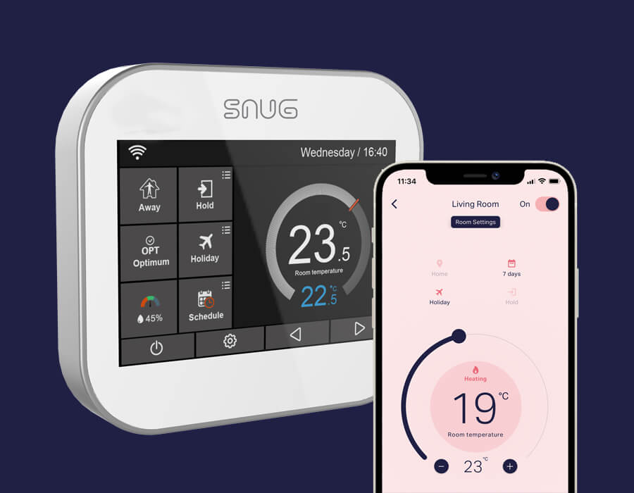 SnugStat Smart Wi-Fi Thermostat - Underfloor Heating - Snug Underfloor Heating