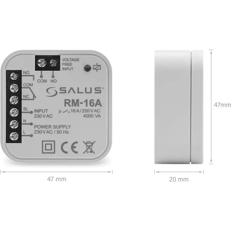 Salus RM-16A Relay Module- Underfloor Heating - Salus Controls